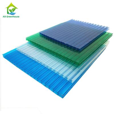 China 4-12mm Thick Steeple Greenhouse Cover Materials Corrugated Plastic Greenhouse Panels for sale