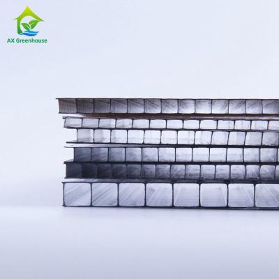 China Double Wall 8mm Polycarbonate Greenhouse Panels Lightweight Plastic Board for sale