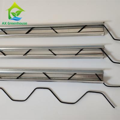 China Circlip Card Slot Zig Zag Wire Lock Channel Greenhouse Accessories for sale