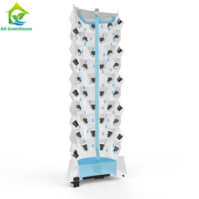 China 1m-30m Soilless Garden Hydroponic System White PVC Channel NFT Hydro System for sale