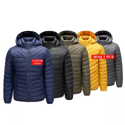 China knitted clothin Reversible Goose Down Jacket Mens Puffer Jacket Motorcycle Jacket for sale