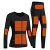 China Winter Men Warm Electric Heating Suit Set Heating USB Heated Thermal Underwear for sale