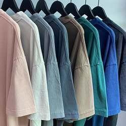 China                  Blank 250GSM T Shirt Oversize-T Shirt Street 100%Cotton Men′ S Acid Washed Vintage T Shirt              for sale