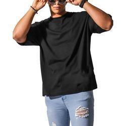 China                  Custom Mens Oversized T-Shirt Heavyweight Hip Hop Men Cotton Spandex T-Shirt Causal Tshirt for 3D Puff Print T-Shirts for Men              for sale