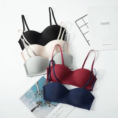 China                  Strapless Side Closure Hot Selling Nice Wear Seamless Mould Sexy Girl Bra with Pad              for sale