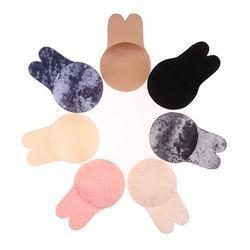 China                  Women Pasties Reusable Adhesive Silicone Nipple Covers Set Invisible Breast Pads Gel Bra Pad Rabbit Shape              for sale