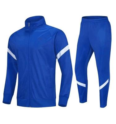 China                  Custom Soccer Tracksuit Jacket Sport Training Tracksuit Quick Dry Men 2 Piece Set Football Jacket              for sale