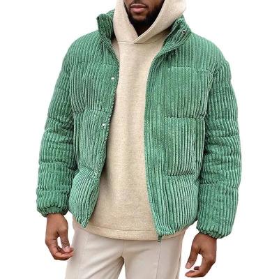 China                  Plus-Size Men′s Corduroy Winter 2022 Overcoat Warm Coat Men′s Cotton Jacket for Men              for sale