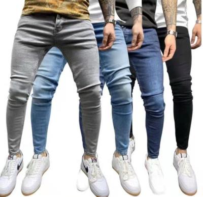 China                  Casual Skinny Jeans Trousers Classica Denim Pants Washed Stretch Jeans for Men              for sale