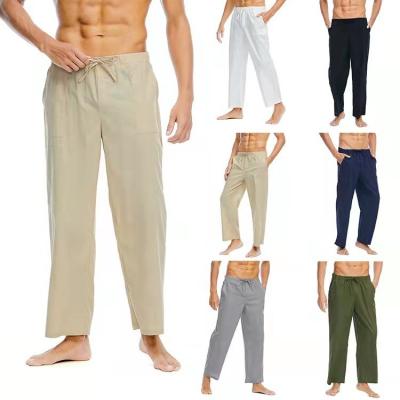 China                  Men′s Casual Linen, Cotton and Linen Trousers              for sale