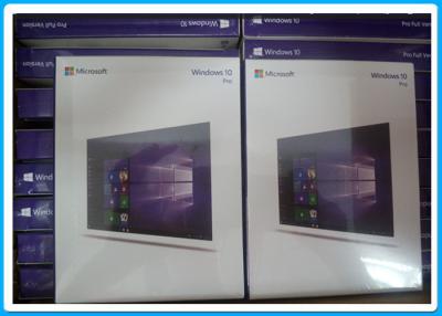 China 32 bit / 64 bit Microsoft Windows 10 Pro Software Retail Box Windows 10 professional for sale
