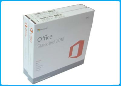 China Licença genuína do padrão de Microsoft Office 2016 com meios de DVD, ativação 100% à venda
