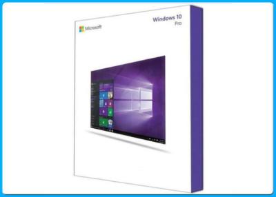 China Full Version Microsoft Windows 10 Pro Software , Win 10 32/64 bit Usb 3.0 & OEM License Retail Pack for sale