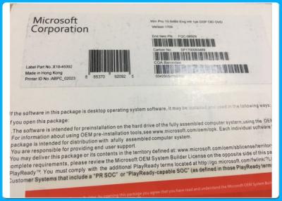 China 64 Bit Microsoft Windows Softwares FPP 100% Original Genuine Brand Lifetime Warranty for sale