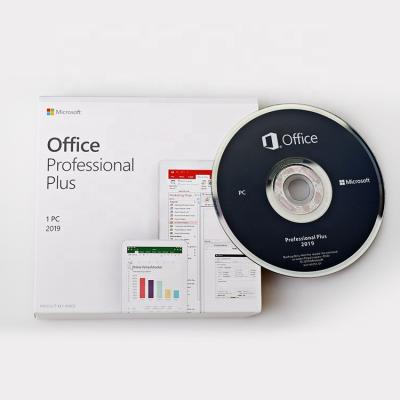 China Office Pro 2019 plus key installation 100% activation Microsoft Office 2013 Professional retailbox for sale