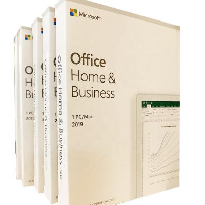 China Microsoft Office 2019 Home & Business English Language Key 100% online activation Version Retail Box Office 2019 HB for sale
