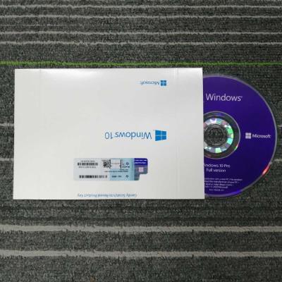 中国 マイクロソフトWindows10プロ64BIT DVD OEM免許証COAのステッカーのドイツ人版 販売のため