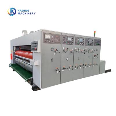 China Plc Control Caton Box Die Cutting Machine With High Speed For Corrugated Paperboard à venda