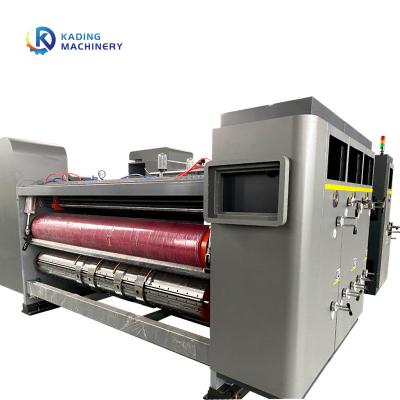 China Slotting Knife Carton Box Die Cutting Machine With Mechanical Fixing Phase And Rising Cutting Wheel for sale