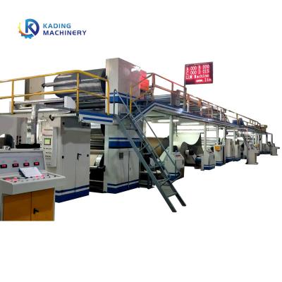 China Paper Sheets Corrugated Making Machine With Three Section Belt  High Speed for sale