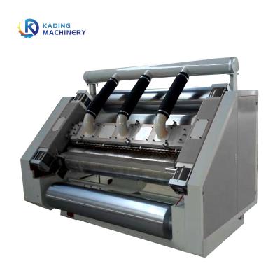 Chine Type électrique de chauffage machine de plissement de gifle simple avec la chaîne de production ondulée pour rendre en carton ondulé à vendre