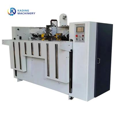 China O PLC automatizou a máquina de costura da caixa ondulada para caixa ondulada com plataforma de levantamento à venda