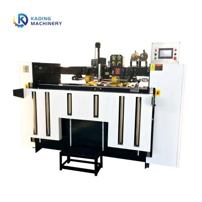 China 600 Nägel Min Corrugated Box Stitching Machine für Pappschachtel mit PLC-Touch Screen zu verkaufen