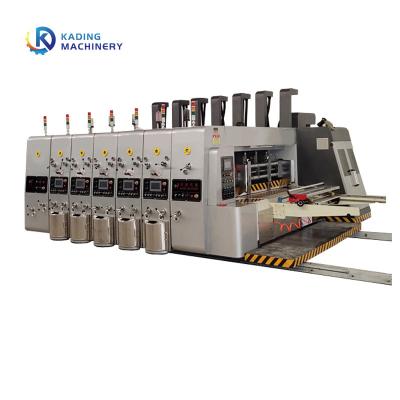China Fully Automatic Carton Printer Slotter Die Cutter For Corrugated Box Making Te koop