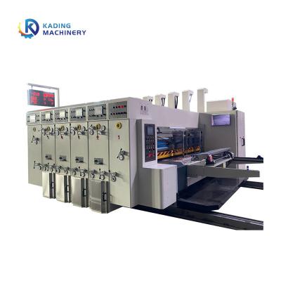 Китай Multi Color Cardboard Printer Machine With Rotary Die Cutting продается