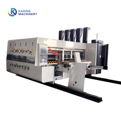 China Flexographic Cardboard Box Printer Machine For Packaging Industry Te koop