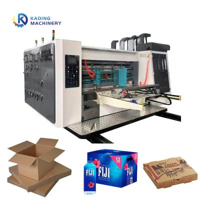 중국 Flexo Printing Cardboard Box Die Cutting Machine With Slotting Knife 판매용