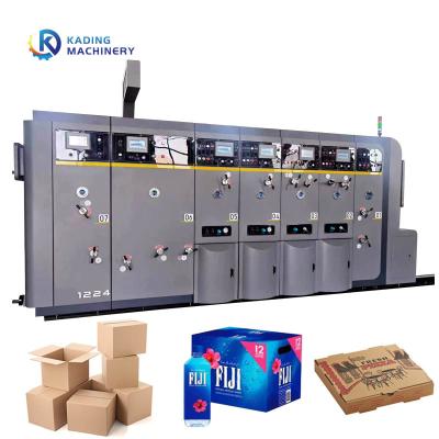 China Máquina de impressão de papelão de borda de chumbo Controle inteligente para fazer cartão ondulado à venda