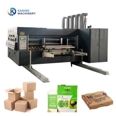 China High Speed Carton Printing Machine For Corrugated Cardboard With Wasting Device for sale