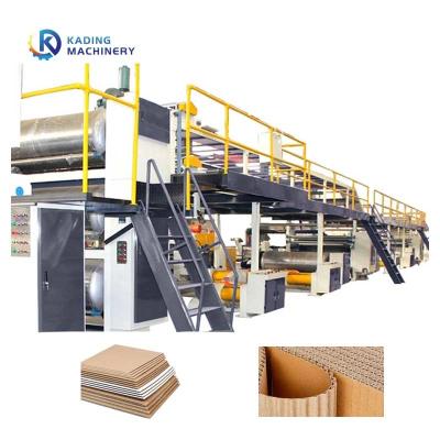 中国 Multiple Layers Cardboard Production Line High Speed 1800mm Paper Width 販売のため
