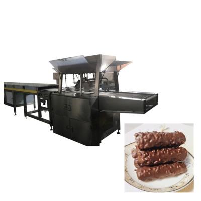 China 400mm 100kg/H Chocolate Small Chocolate Enrobing Machine for sale