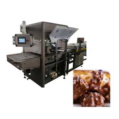 China 3 Temperature Zones Pure Chocolate Covering Machine 2.5m/min for sale