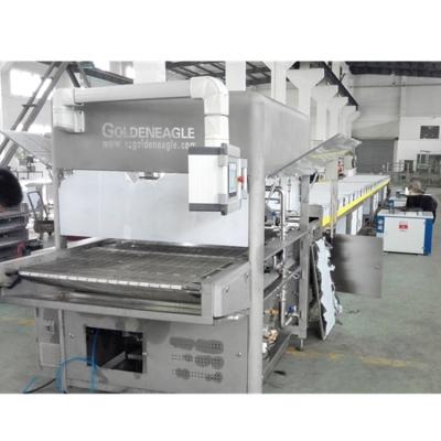 China PLC Control Pure Chocolate Enrobing Machine With Tube Type Exchanger for sale