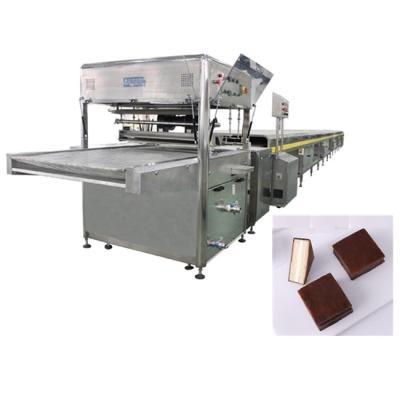 China Donut Coating 1200mm Chocolate Enrobing Equipment for sale