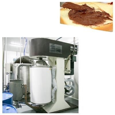 China Cooling Water Circulation 1500kg/H Chocolate Ball Mill for sale
