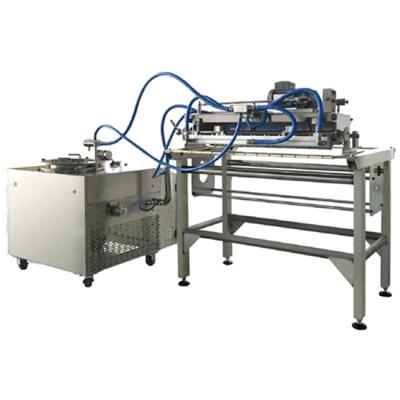 China Zigzags CE 400mm Chocolate Decorating Machine for sale