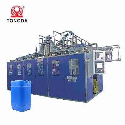 China Polycarbonate 20 Liter Bottle Blow Moulding Machine 5 Gallon Double Station for sale