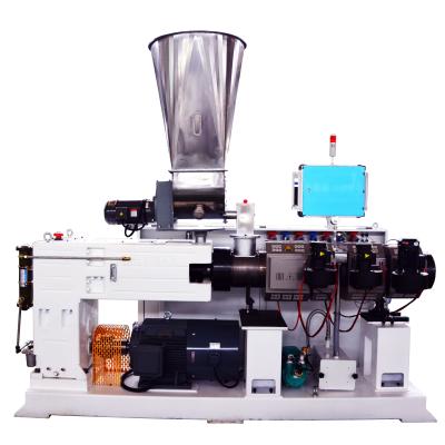 China Plastic PVC Extruder Machine PVC Pipe/Profile/Sheet Conical Twin Screw Extruder for sale