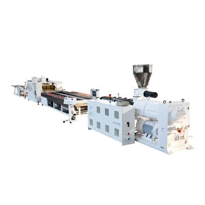 China Wood And Plastic Profile Extrusion Line For Making Wpc Decking Board for sale