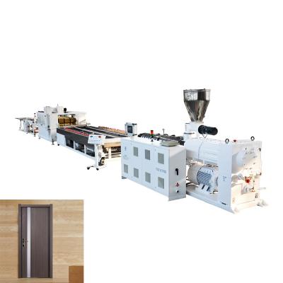 China Wpc Board Making Machine 1000mm Width Wpc Door Production Line for sale