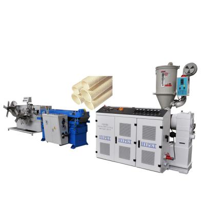 China Easy Operation16-32mm PE PVC Single Wall Corrugated Pipe Machine With Single Screw Extruder SJ65/28 for sale