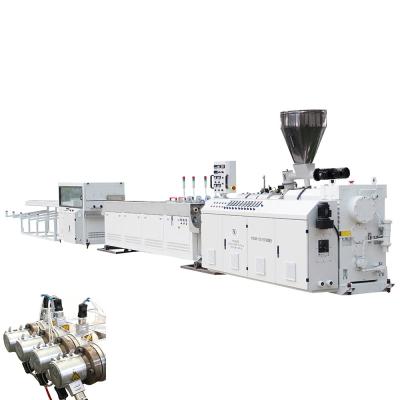 China Four Cavity PVC Conduit Pipe Making Machine 16-32mm PVC Electric Cables Pipe Extrusion Line for sale