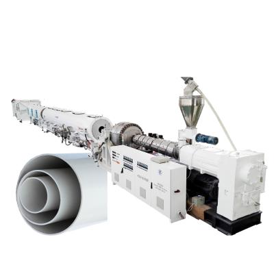 China 630mm Big PVC Pipe Production Line With Twin Conic Extruder ZS95/192 for sale