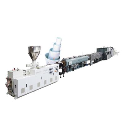 China PVC Pipe Extrusion Machine With HYZS80/173 Conic Twin Screw Extruder for sale