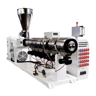 China Plastic Twin Screw Extruder / Parallel Double Screw Extruder Machine For Pelletizing for sale