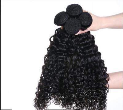 China Custom Long Indian Curly Human Hair For Lady , Silky Straight Human Hair for sale